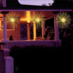 Ledsen™ FireworkLamp: Flexibele Zonne-Energie Vuurwerkstijl Lamp