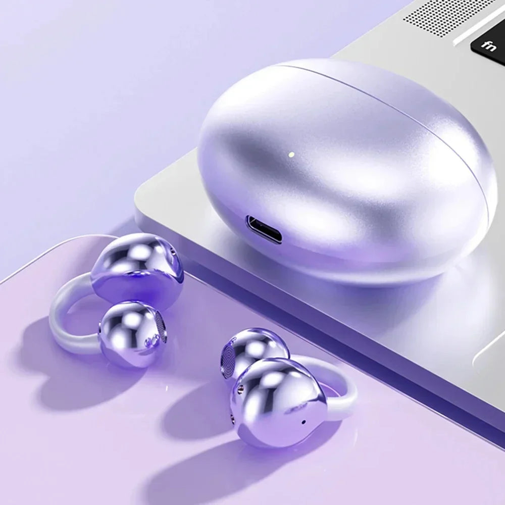 Clip-OnEarphone: Multifunctioneel Helder Geluid Comfortabel Clip-On Oortelefoon