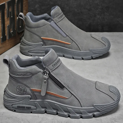 Happy™ OutdoorShoes: Zijkant Rits Wandel Openlucht Schoenen Voor Mannen