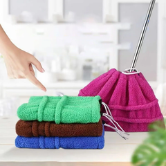 Cleaner Pro° BroomCover 2+2 GRATIS: Multifunctionele Wasbare Stofdoek Broom Cover