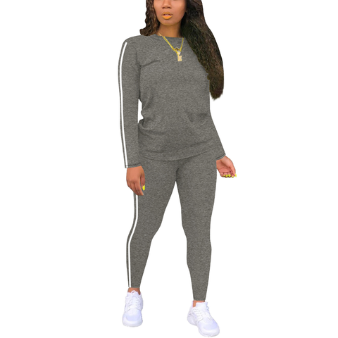 Icone™ TracksuitSet: Vrouwen Comfortabele Twee Delige Trainingspak Set