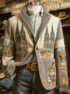 Icone™ VintageJacket: Stijlvol Heren Casual Klassiek Vintage Jas