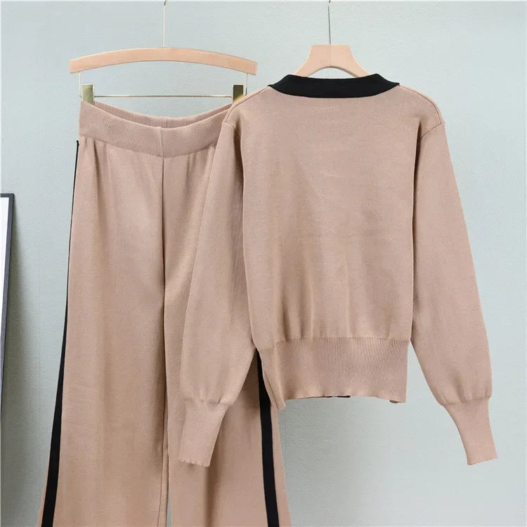 Icone™ CasualFit: Dames Casueel Pasvorm Twee Stuks Mode Set