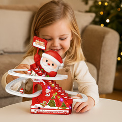 Kletshuts™ SantaSlide: Kerstmis Kerstman Klimmen En Racen Glijbaan Baan Speelgoed