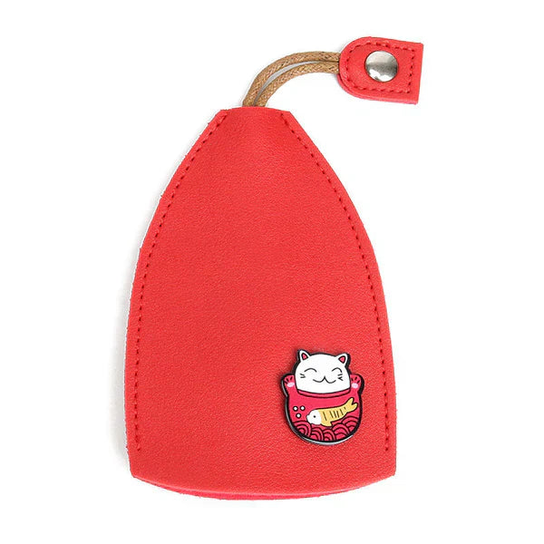 Icone™ KeyBag: Schattig Ontwerp Leer Sleutel Tas