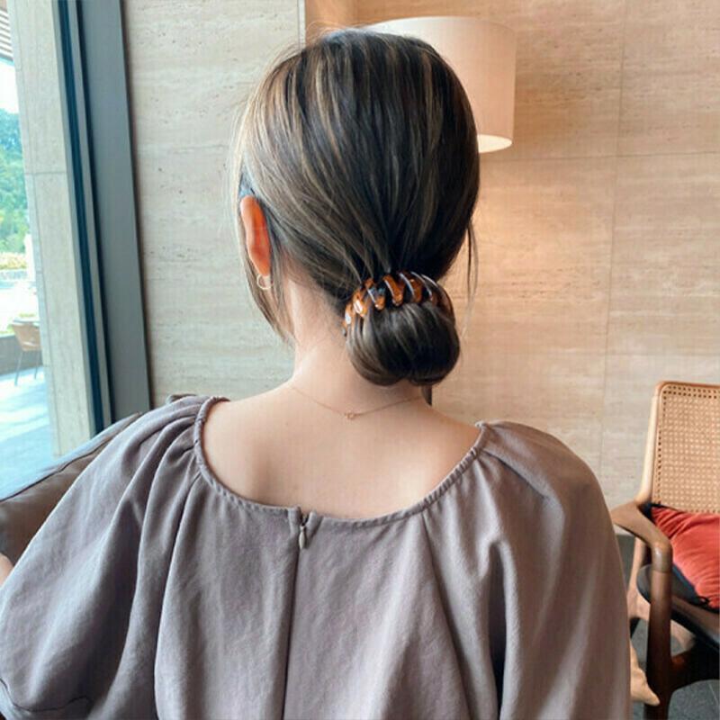 Rose® HairBun 1+1 GRATIS: Vrouwen Luie Haar Bun Houder