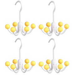 GlideHold® HangerHooks: 360° Draaibare 6-Klauw Haken Kastorganizer Hanger