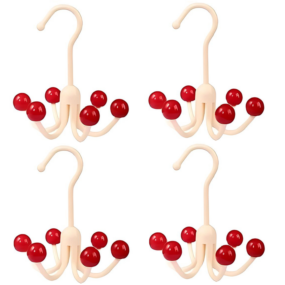 GlideHold® HangerHooks: 360° Draaibare 6-Klauw Haken Kastorganizer Hanger