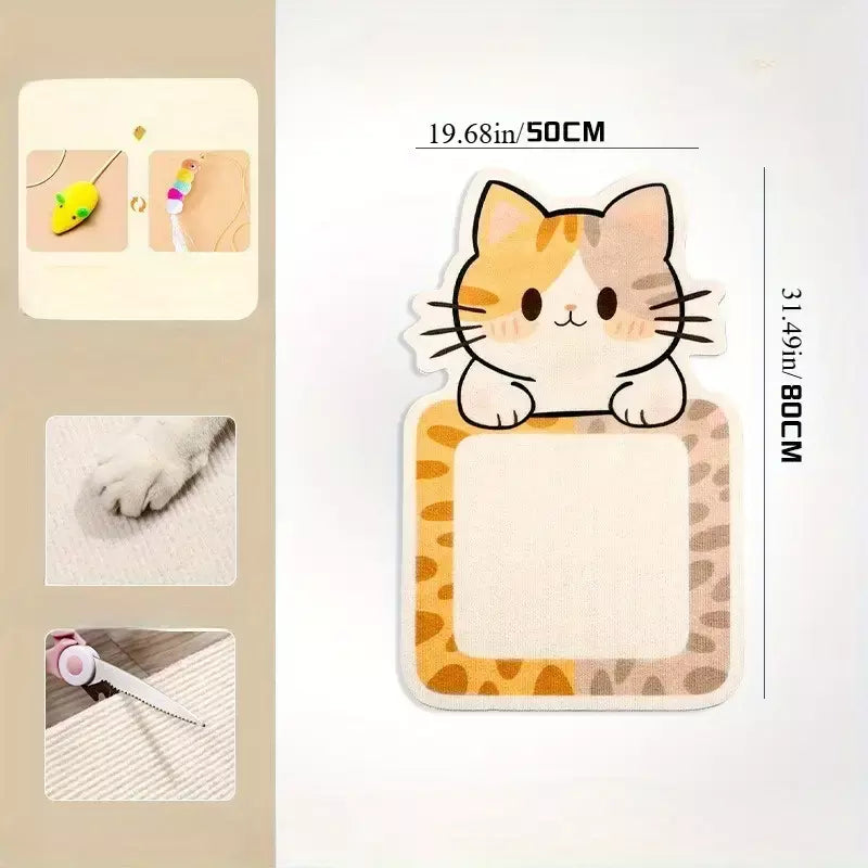 Catfri® ScratchingSticker: Slimme Gemakkelijke Kat Mat Krab Sticker