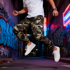 Icone™  CamouflagePants: Stijlvolle Toevallig Multi-Zak Camouflage Broek