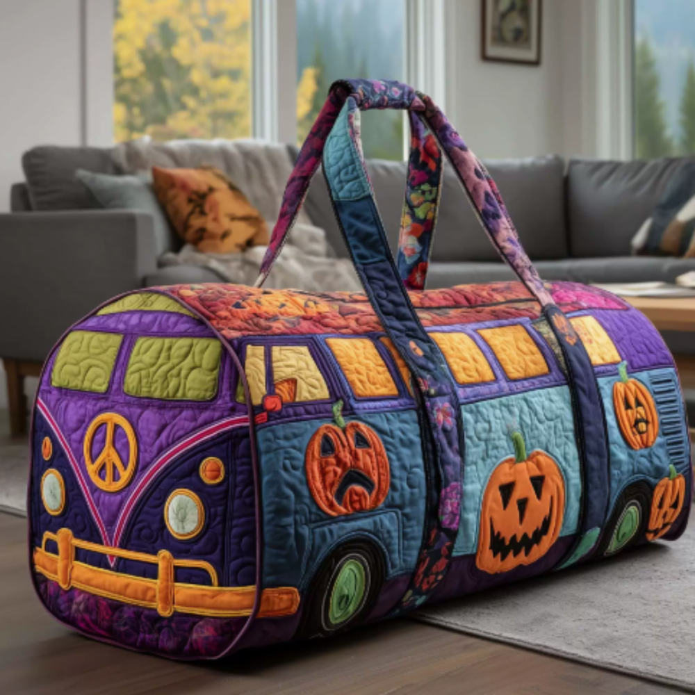 Icone™ DuffleBag: Levendige Hippie Stijl Multifunctionele Reis Duffel Tas