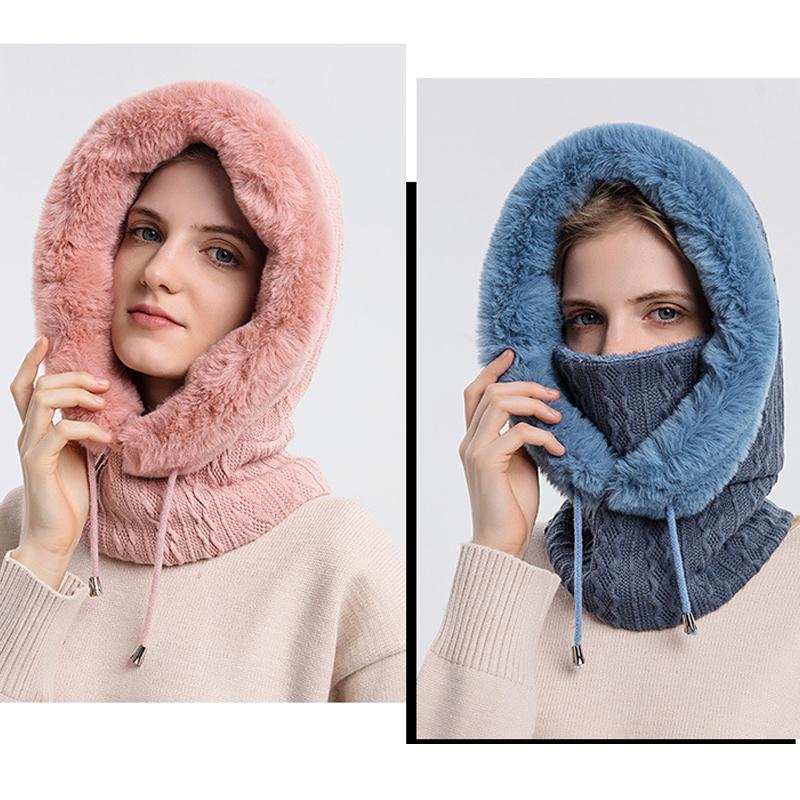 Icone™ Winter Bontmuts Sjaal Masker