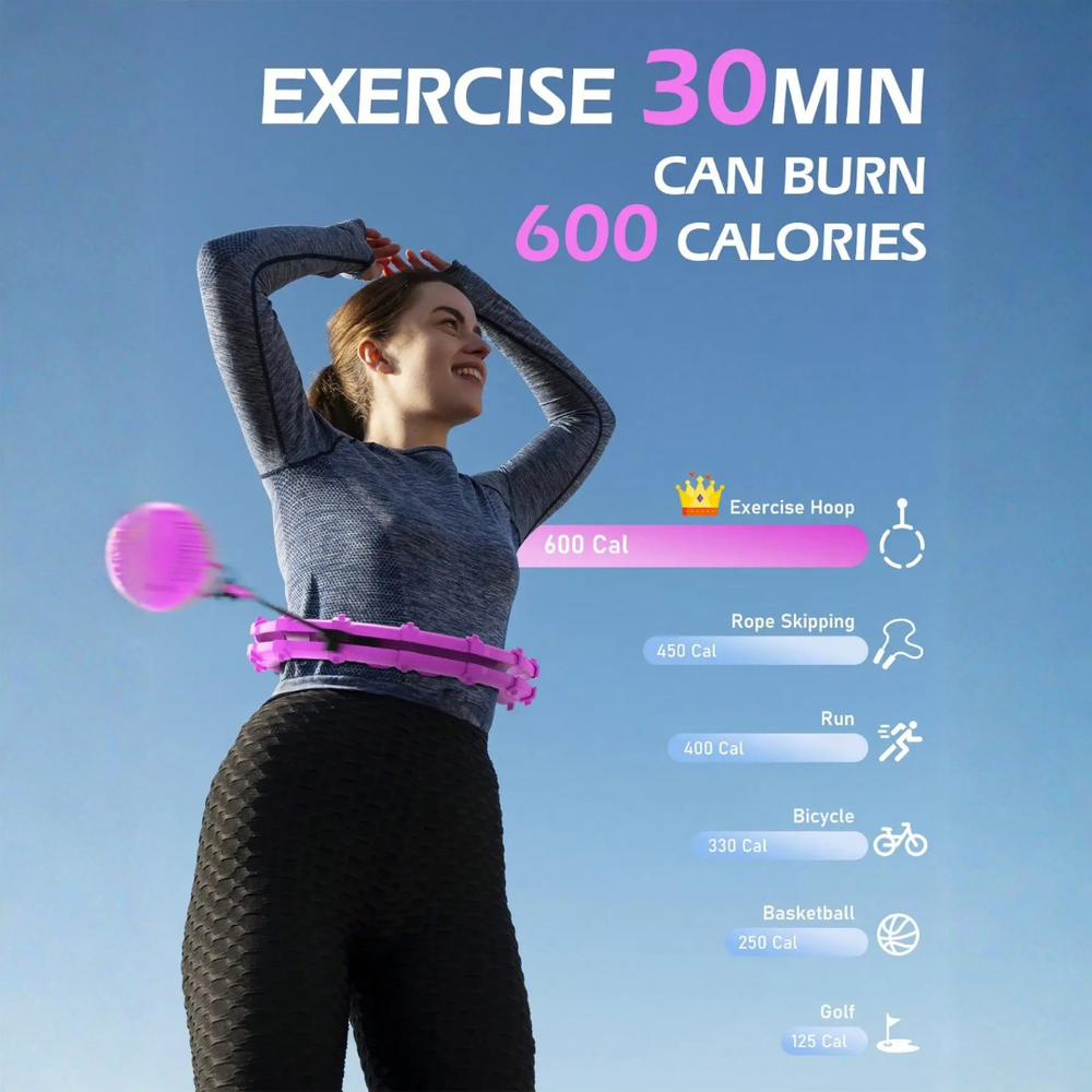 BodyHoop: Gewogen Taille Fitness Trainen Lichaam Hoepel
