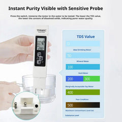 Globetrek° WaterTester 1+1 GRATIS: Instant Zuiverheidsdetectie Waterkwaliteits Tester Tool