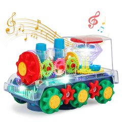 Kletshuts™ DancingTrain: Licht-Op Automatisch Dansend Treintje Met Zichtbare Tandwielen