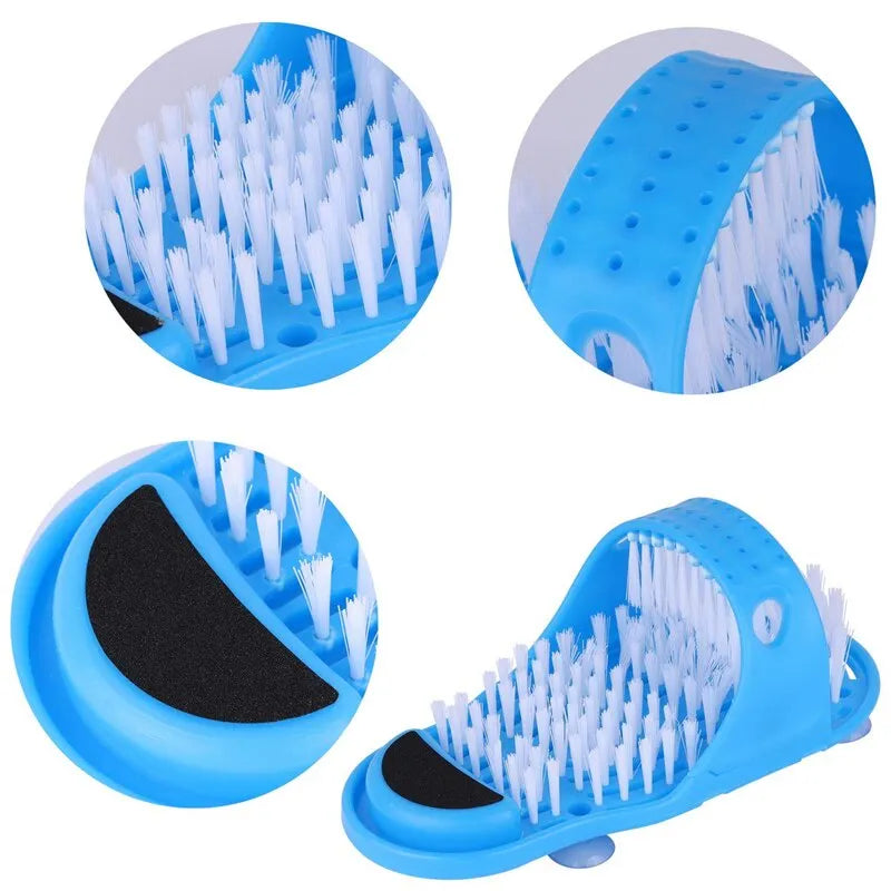FootBrush™ 1+1 GRATIS: Exfoliërende Badslippers Voetzuigborstel