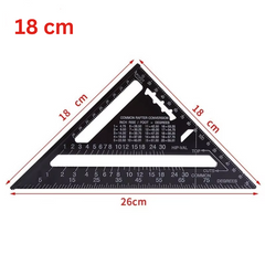 TriangleRuler - Aluminium Alloy Driehoek Liniaal Voor Houtbewerking