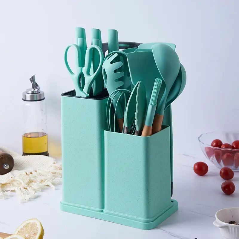 Globetrek° KitchenwareSet: Hittebestendige Kookgerei Silicone Keukengerei Set
