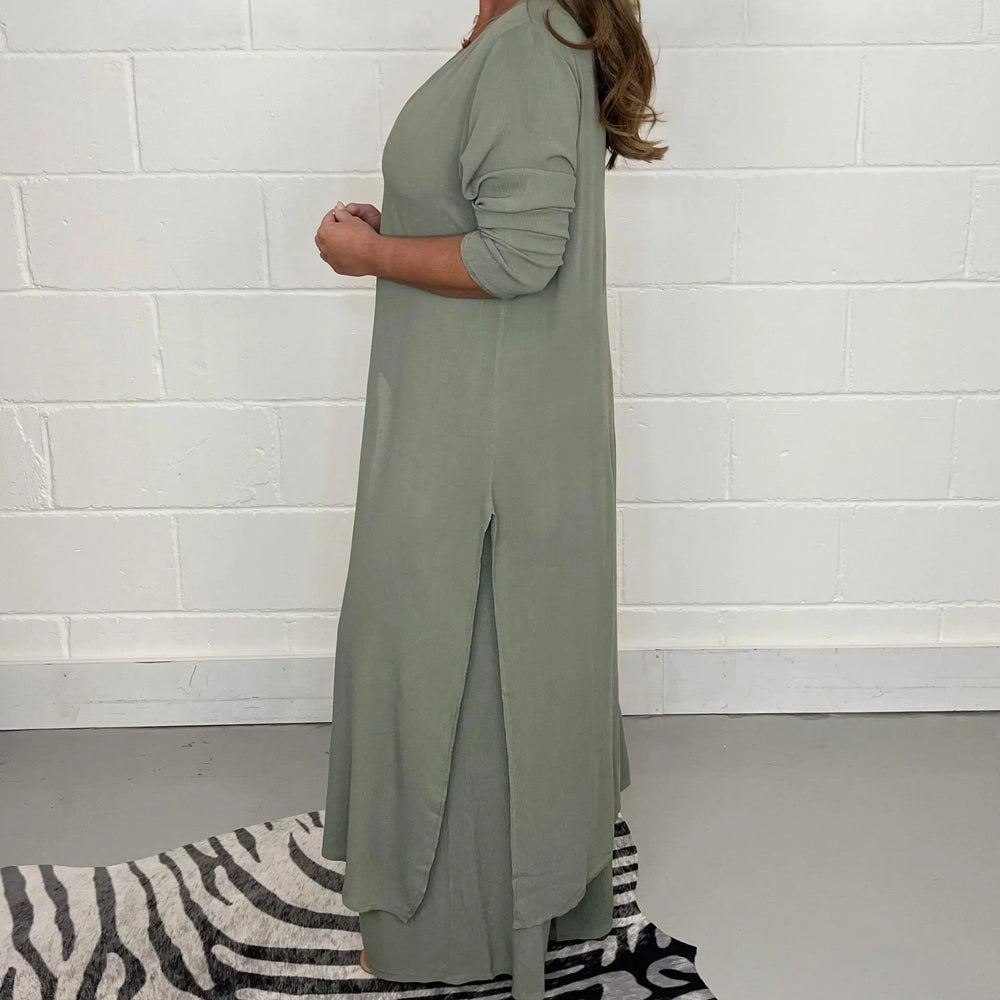 Icone™ MatchSet: Toevallig Ontspannen Stijlvol Twee-Delige Outfit Wedstrijd Set