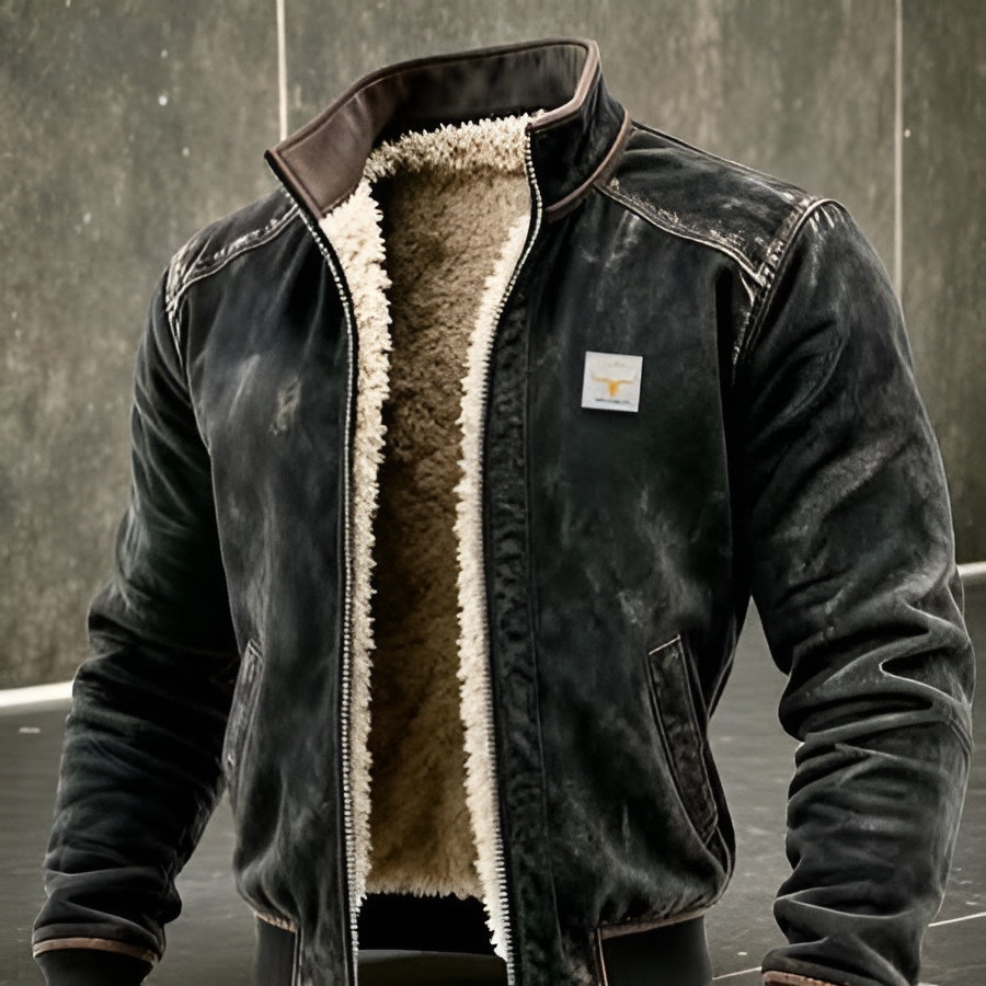 Icone™ RuggedJacket: Ultieme Vintage Heren Winter Robuuste Jas