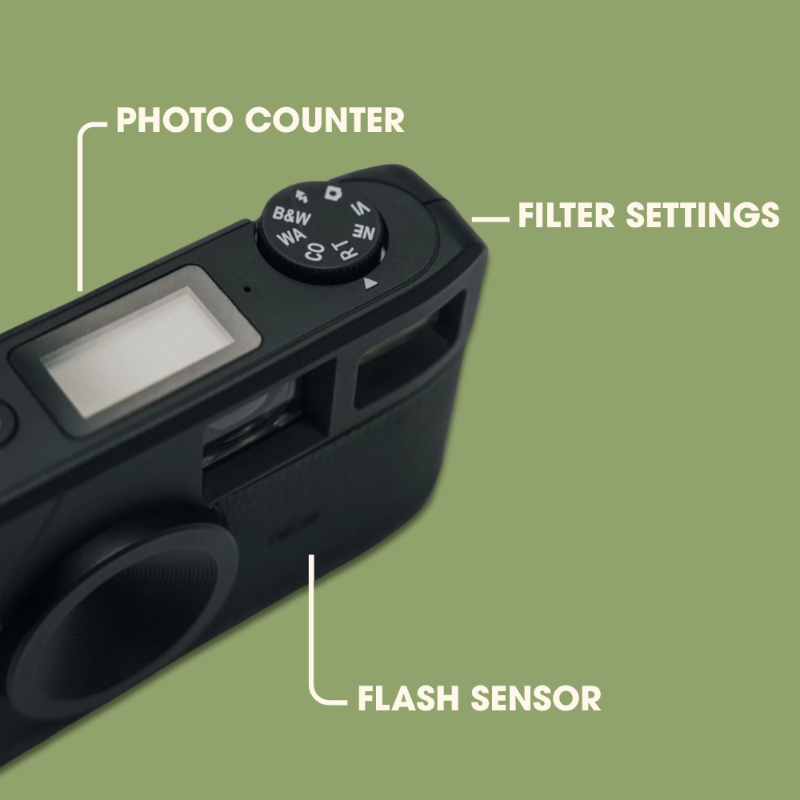 SnapCam - Klassiek Draagbaar Retro Stijl Schermloos Digitaal Camera