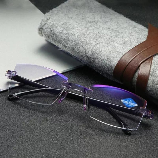 ClearEyeglasses 1+1 GRATIS - Lichtgewicht Gegradeerde Anti-Blauw Licht Duidelijke Bril