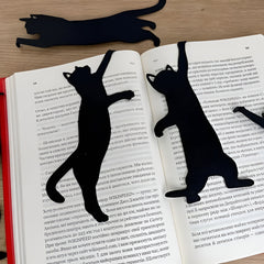 CatBookmark: Decoratieve Pagina Markeerder En Kat Boekenlegger Clip Set