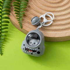 AstronautKeychain 1+1 GRATIS: Gloeiend Schattige Astronaut Dier Sleutelhanger
