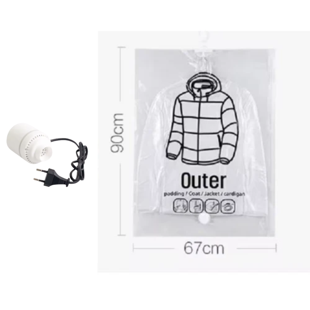 Icone™ SpaceCompress: Hangende Vacuum Opbergzakken