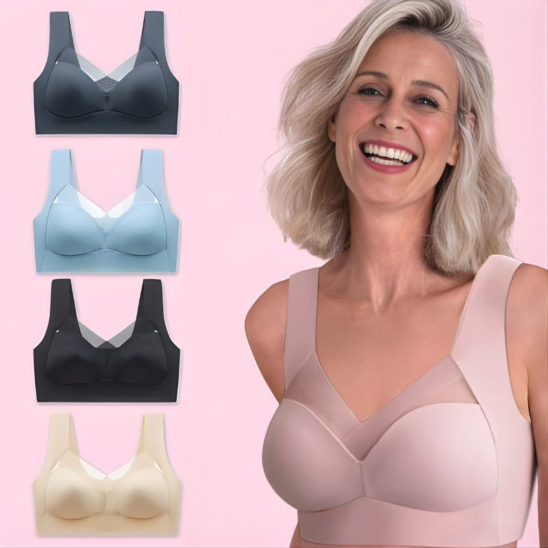 Icone™ CurveBra 1+1 GRATIS - Ademend Pasvorm Draadloos Push-up BH