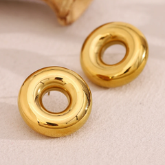 Jewelance™ RoundEarrings 1+1 GRATIS - Modern Minimalistische Elegante Ronde Oorbellen
