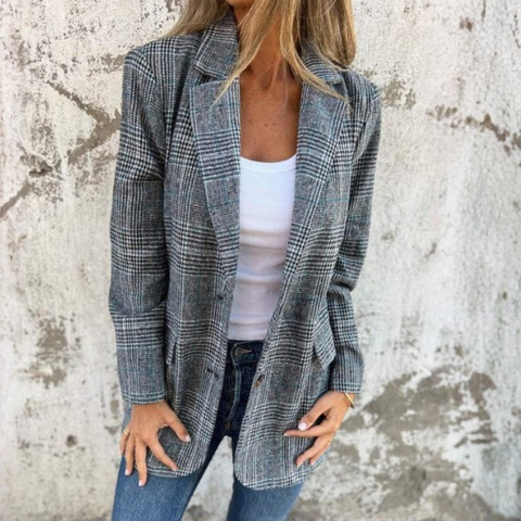 Icone™ LapelBlazer: Dames Stijlvolle Casual Revers Blazer