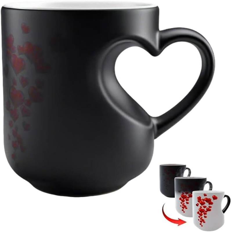 Globetrek° HeartMug: Kleurveranderende Keramische Thermochromische Hartmok