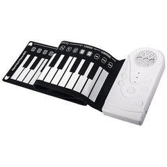 Kletshuts™ PortablePiano: Lichtgewicht Muziek Roll-Up Draagbare Piano Toetsenbord