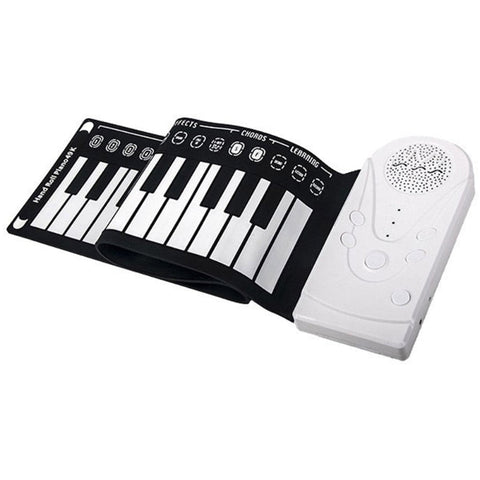 Kletshuts™ PortablePiano: Lichtgewicht Muziek Roll-Up Draagbare Piano Toetsenbord