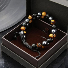 Jewelance™ ProtectionBracelet 1+1 GRATIS: Dubbel Laag Tijgeroog Bescherming Armband
