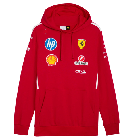 Icone™ RacingHoodie - Stijlvolle Levendige Rode Trekkoord Racen Hoodie