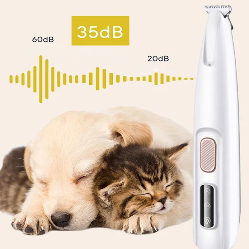 DogCatFri™ PetTrimmer: Huisdier Haar Trimmer Met LED Lampje