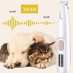 DogCatFri™ PetTrimmer: Huisdier Haar Trimmer Met LED Lampje