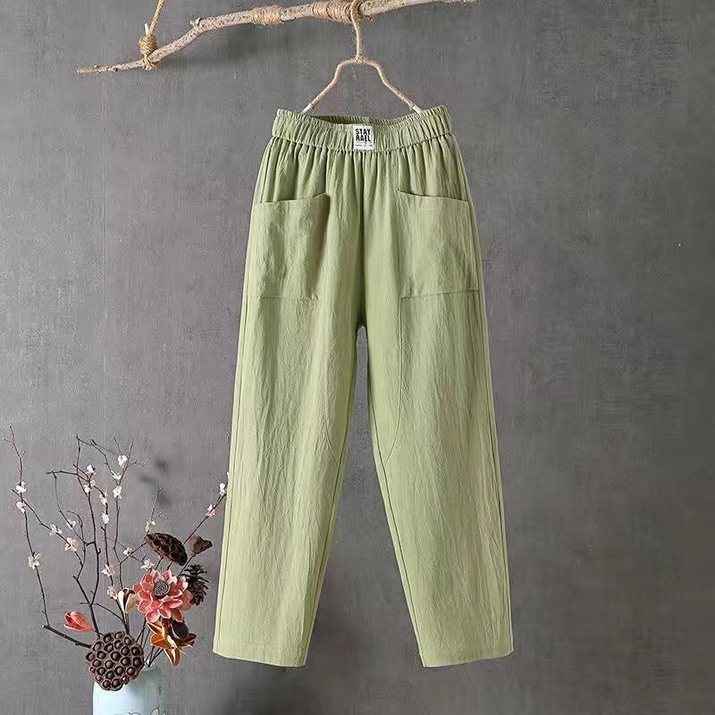 Icone™ LoosePants: Hoge Taille, Losse, Relaxte Elke Dag Broek