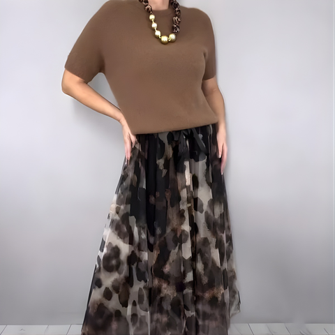 Icone™ TimelessSet - Mode Casual Feest Korte Mouw Rok Tijdloos Set