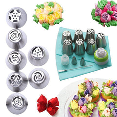 Globetrek° PipingTip: Roestvrij Staal Taart En Gebak Decoratie Pipping Tip Set