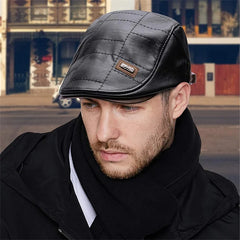 Icone™ EliteHat - Trendy Leren Baret Van Hoge Kwaliteit