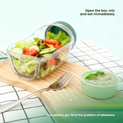 Globetrek° SaladJar 1+1 GRATIS: Handig Onderweg Verse Snack- En Saladepot