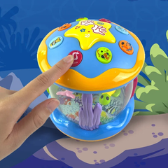 Kletshuts™ MusicCarousel: Kleurrijk Draaiend Interactief Magisch Muziek Carrousel