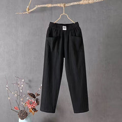 Icone™ LoosePants: Hoge Taille, Losse, Relaxte Elke Dag Broek