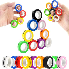 Kletshuts™ FidgetRing 1+1 GRATIS: Stressverlichtende Fidget Magnetische Spinner Ring Speelgoed