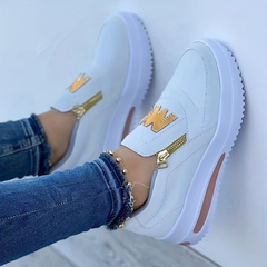 Happy™ ZipShoes - Mode Zip Laag Bovenkant Platform Schoenen