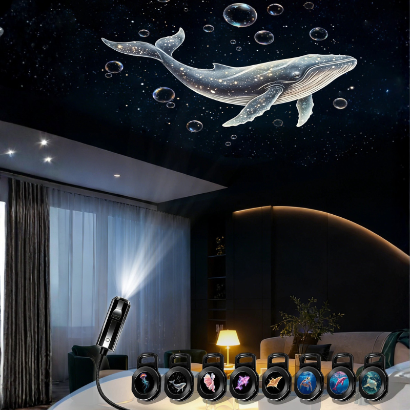 Ledsen™ ProjectorLamp 1+1 GRATIS: Marine Leven Dieren Compacte Projector Mini Nachtlamp
