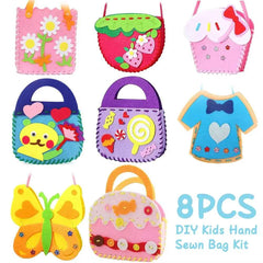 Kletshuts™ CreativeBag: Kids DIY Naaien En Knutselen Creatieve Tas Kit